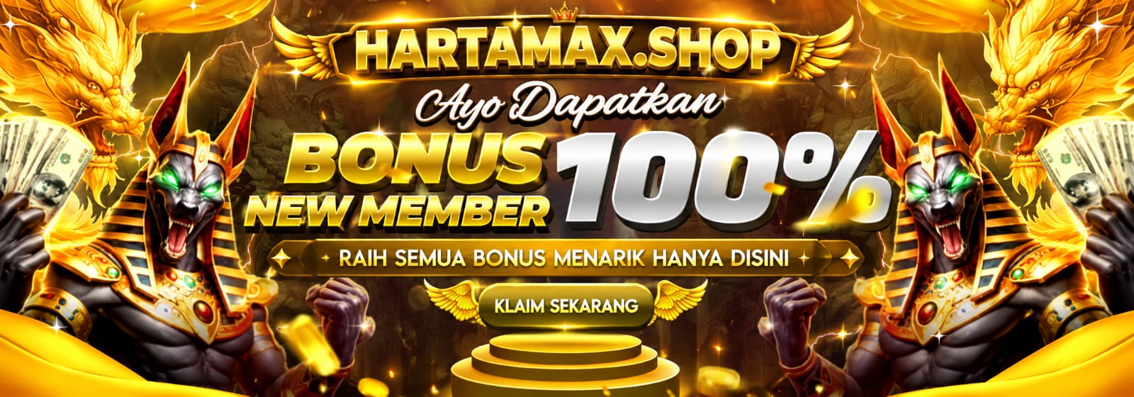 Bonus New Member 100%